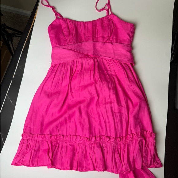 Vibrant Pink Mini Dress - Picture 1 of 3